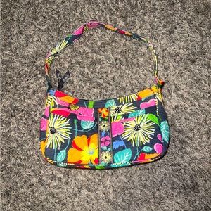 Vera Bradley Jazzy Blooms Cassidy Shoulder Bag.